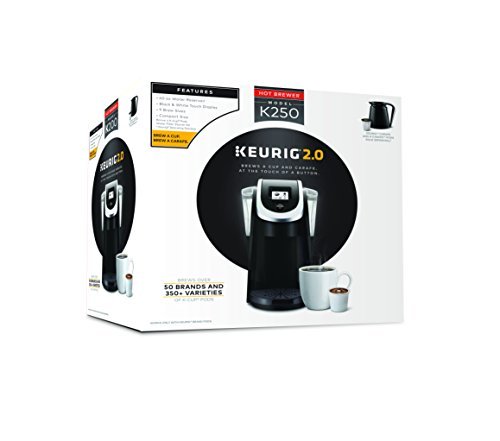 Click Here to See More Images Keurig K250 Single Serve, Programmable K-Cup Pod Coffee Maker, Black (Discontinued)