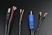 10 Pack Effects Pedal DC Power Patch Cables Cords Pedalboard 5.5mm / 2.1mm 18AWG