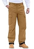 Boulder Creek Men's Big & Tall Fleece-Lined Explorer Cargo Pants