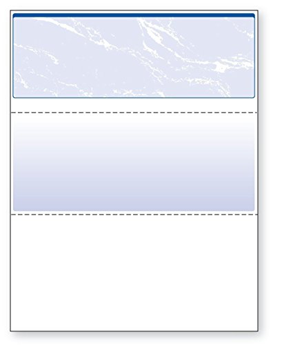 DocuGard Standard Blue Marble Top Check, 24 Pound, 8.5 x 11 Inches, 250 Sheets (04501-250)