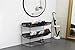 Umbra Shoe Sling, Stacking Shoe Rack Organizer - Two-Tiered Shoe Rack with Textile Slings, Holds up to 18 Pairs of Shoes, Black,4.565
