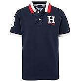 Tommy Hilfiger Boys' Short Sleeve Pique Matt Polo Button Shirt