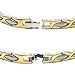 COOLSTEELANDBEYOND Magnetic Link Bracelet for Women Stainless Steel with Magnet, Free Link Removal Tool
