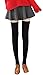 Urban CoCo Women's Winter Knee High Footless Socks Knit Crochet Leg Warmer (Black)