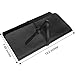 Bagerly Unisex PU Leather Envelope Sleeve Handheld Clutch Purse (Black)
