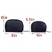 2 Pcs Small Travel Clutch Makeup Cosmetic Bag Set For Purse Handy Compact Cosmetic Storage Pouch Organizer For Women Teens Girls (black)