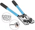IWISS Cable Lug Crimper Crimping Tool Ratchet Crimp Hand Electrician Pliers Wire Cable 6-50mm&sup2;(AWG 10-1)--Thickened and Reinforced the Metal Plate!!