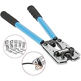 IWISS Cable Lug Crimper Crimping Tool Ratchet Crimp Hand Electrician Pliers Wire Cable 6-50mm²(AWG 10-1)--Thickened and Reinforced the Metal Plate!!