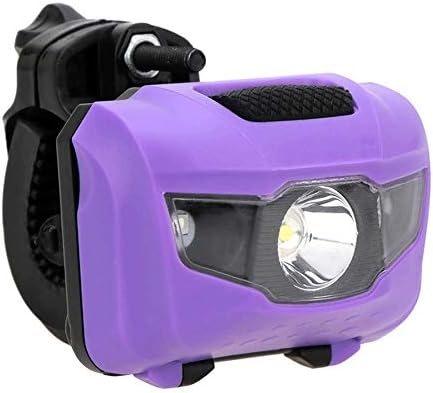 KIOio Bicycle Headlight Waterproof LED Glare Warning Light With Red Light Portable Quick Release Lamp Holder