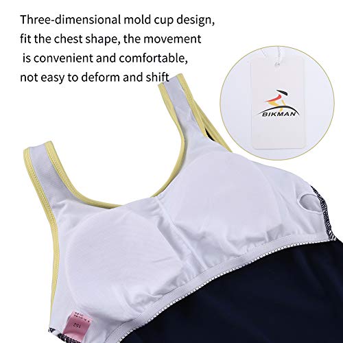 BIKMAN Summer Children Kids Two-piece Swimsuit Swimwear Swimdress For Girl (blue, 140(6-8 years old)) - Thumbnail 5