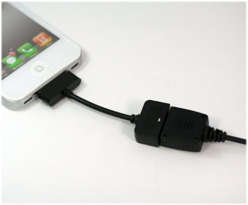 Amazon Co Jp Softbank Iphone 4 S 3g S 専用 ドコモ ソフトバンク充電器 Dockコネクタ充電変換アダプタ ブラック Iphone4sにも対応 家電 カメラ