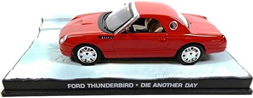 JAMES BOND - 1/43 car compatible for Ford Thunderbird 007 from Movie: Die Another Day - KY14SP, Red, 1/43 scale