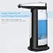 Docamor Automatic Hand Soap Dispenser 400ml Touchless ABS Sanitizer Liquid Lotion Dispenser Shower Bath Shampoo Dispenser with Built-in Infrared Smart Sensor for Kitchen Bathroom and Washroom (400ML)