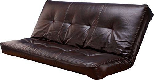 Leather 5000 Series Futon Mattresses Vertical 8 Inch Innerspring Full Size (Java)