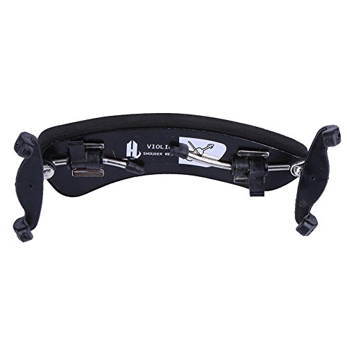 Adjustable Violin Shoulder Rest for 1/2-1/4-1/8 Violin Fiddle Viola Violin with Collapsible and Height Adjustable Feet