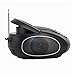 LONPOO CD Player Portable Boombox with FM Radio/USB/Bluetooth/AUX Input and Earphone Jack Output, Stereo Sound Speaker & Audio Player (Black)thumb 4