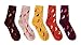 Dosoni Womens 5-pack Cotton Knitting Warm Winter Fall Crew Socks