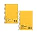 Maven Gifts: National Brand Brown Board Cover 1-Subject Notebook 2-Pack – Narrow Ruled Green Paper