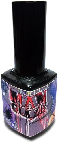 ManGlaze Matte Nail Polish, Fuggen Ugly - Grey (Jason Atomic Art)