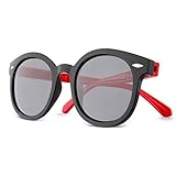 RIVBOS RBK001 Polarized Kids Sunglasses For Boys Girls for Baby and Children Aged 3-10 Yr
