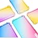 BOFTALE Clear iPhone Xs Max Case, Gradient Slim Soft TPU Shockproof Protective Phone Case for Girls Women Compatible with iPhone Xs Max (Purple Blue)