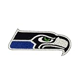 1 X Seattle Seahawks Logo Embroidered Iron Patches