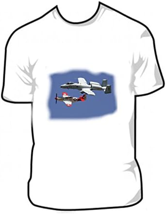 P 51 Muatang WWII Plane And Warthog T shirt Iron On