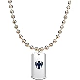 Simran International CF Monterrey de La Liga MX Dog Tag with Ball Chain, 30"