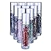 fengshuisale Essential Oil Roller Bottle EVA Carrying Travel Case and 10pcs Essential Oil Gemstone Roller Ball Bottles Glass Inside 10ml Healing Crystal Chips W3475