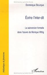 Écrire l'inter-dit