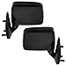 Replacement Set Driver and Passenger Manual Side View Mirrors Door Mounted Compatible with 1986-1997 Pathfinder 9630211G7A K630111G26