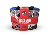 Rapid Response First Aid Medical Kit, small and light with blue fabric bag and reflective strip, 100 piece