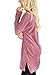 Kool Classic Womens Casual Long Sleeves Solid V-Neck Tunics Shirt Tops With Pockets