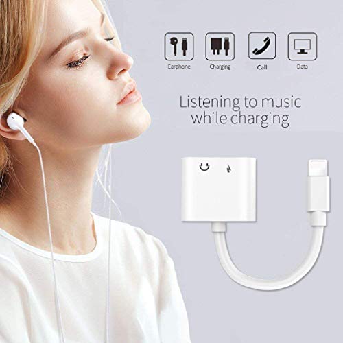 image for turelar Headphone Adapter Cable for iPhone Headphones Splitter Adapter