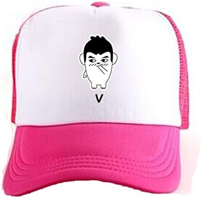 ALLDECOR Kpop V Baseball Hat Bangtan Boys Sun Hat Breathable Mesh Snapback Cap