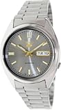 Men's Two Tone Seiko 5 Automatic Dress Watch Silver Tone Dial