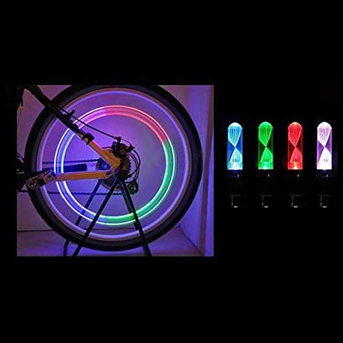 image for CapsA 2 Pcs LED Light Bicycle Accessories Tire Lamp Bike Decoration Le