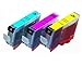 6-Pack Non-OEM Ink w/ Chip for CLI-221 Canon Pixma Canon iP3600 iP4600 iP4700 MP560 MP620 MP640 MX860 MP980-C/M/Y