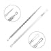 5 PCS Acne Removal Tool with Mirror, Comedone Extractor, Blackhead Remover Tool Tweezers Kit, Treatment for Pimple, Blemish, Whitehead Popping, Zit Removing