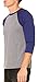 Bella Canvas Unisex 3/4-Sleeve Baseball T-Shirt L Blck MRBLE/Blck Black Marble/Black