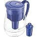 Brita Large 10 Cup Water Filter Pitcher with 1 Longlast Filter, Reduces Lead, BPA Free - Monterey, Blue