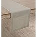 Solino Home Linen Natural Table Runner 36 Inches - Classic Hemstitch, 100% Pure Linen Coffee Table Runner 14 x 36 Inch Ideal for Dresser Tables - Fall, Halloween, Thanksgiving, Christmas, Holiday