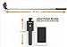 PerfectDay Self-portrait Monopod Extendable Wired Selfie Stick with built-in Remote Phone Holder for iPhone 6s 6 6 plus 5 5s 5c, Android Wired