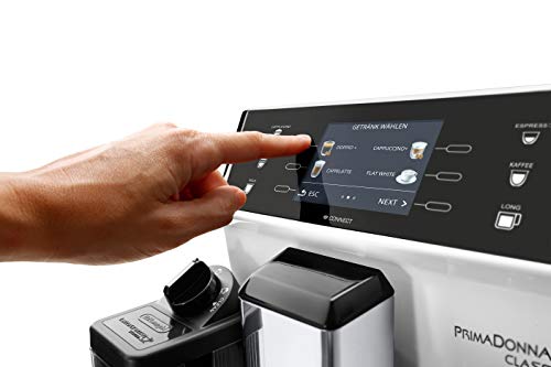 De'Longhi PrimaDonna Class ECAM 556.55.W Kaffeevollautomat mit LatteCrema Milchsystem, Cappuccino und Espresso auf… – Bild 4