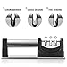 Knife Sharpener - Professional Kitchen 3 Stage Knife Sharpener for Straight and Ceramic knives, Diamond, Tungsten Steel and Ceramic Rod Helps Restore and Polish Blades, Quickly, Safe and Easy to Use