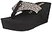 Rocket Dog Women's Diver Eclipse Fabric Wedge Flip Flop