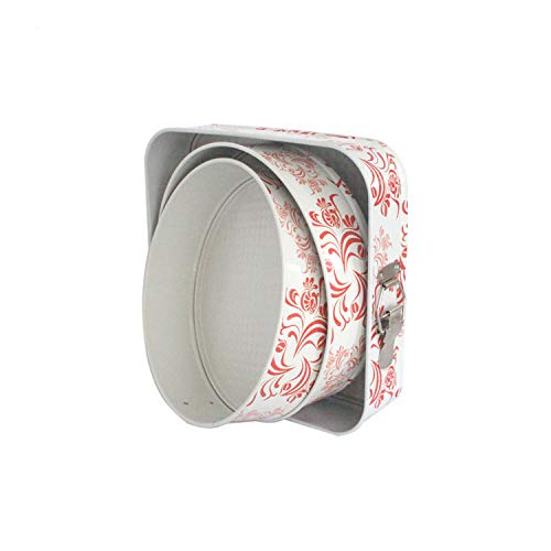 Nonstick Cake Pan Set, Cake Pan Set of 3, Bakeware Pan with Ceramic printing, Round Cheesecake Baking Pan with Removable Bottom