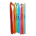 TOOGOO(R) 9pcs Multicolor Plastic Crochet Hooks Knitting Needles Set 3.0-12.0mm