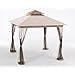 Sunjoy L-GZ375PST Marcel 9x9 Soft top Gazebo with Netting, 9 x 9 ft