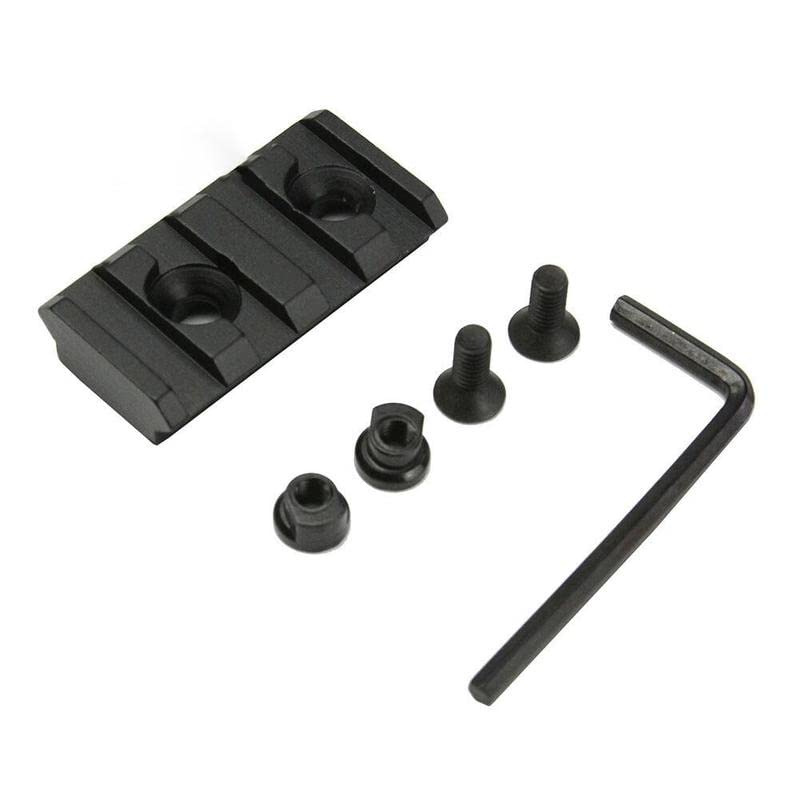 Ulightfire 3-Slot Picatinny Rail Section Aluminum Mount Adapter Key-mod